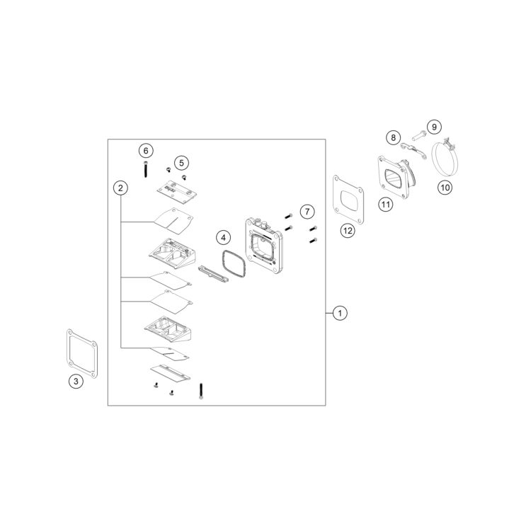 BOÎTE À CLAPETS HUSQVARNA 150 TE 2026